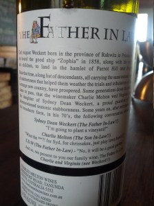 A great wine story from Charles Melton