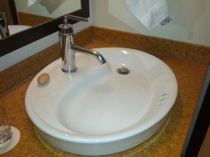 Hotel sink